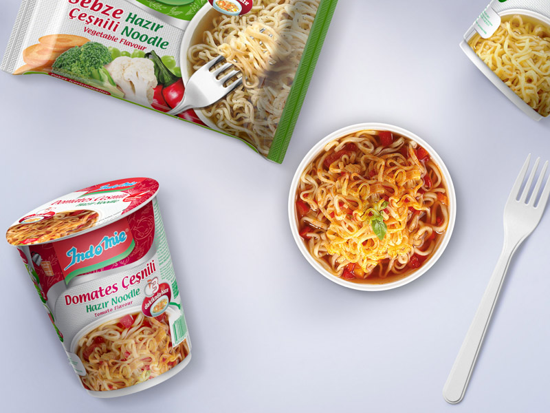 indomie packaging design