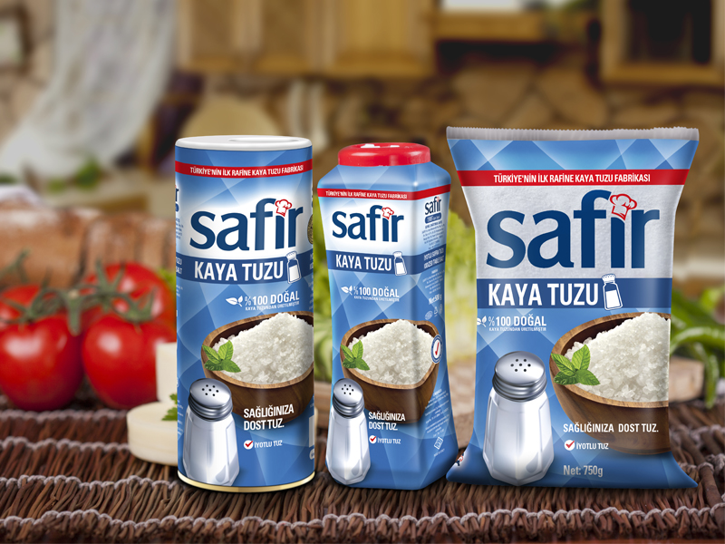 Safir Salt Packaging Design