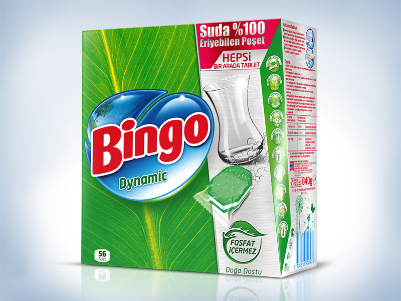 Bingo detergent ambalaj tasarımı