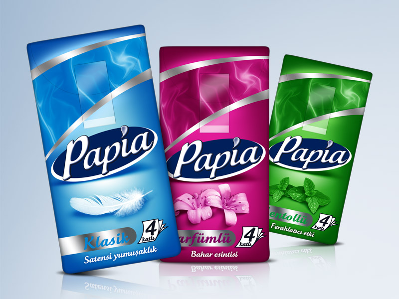 Papia Hankies Packaging Design